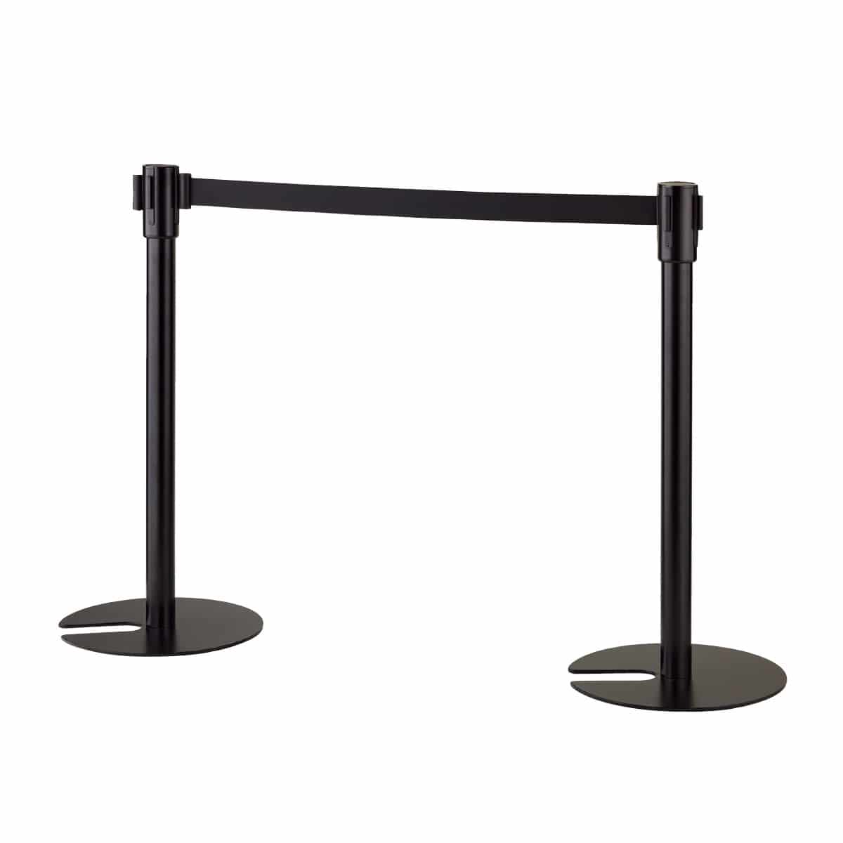 ポールパーテション ポール黒 ベルト赤4本セット Amazon.co.jp: ベルト