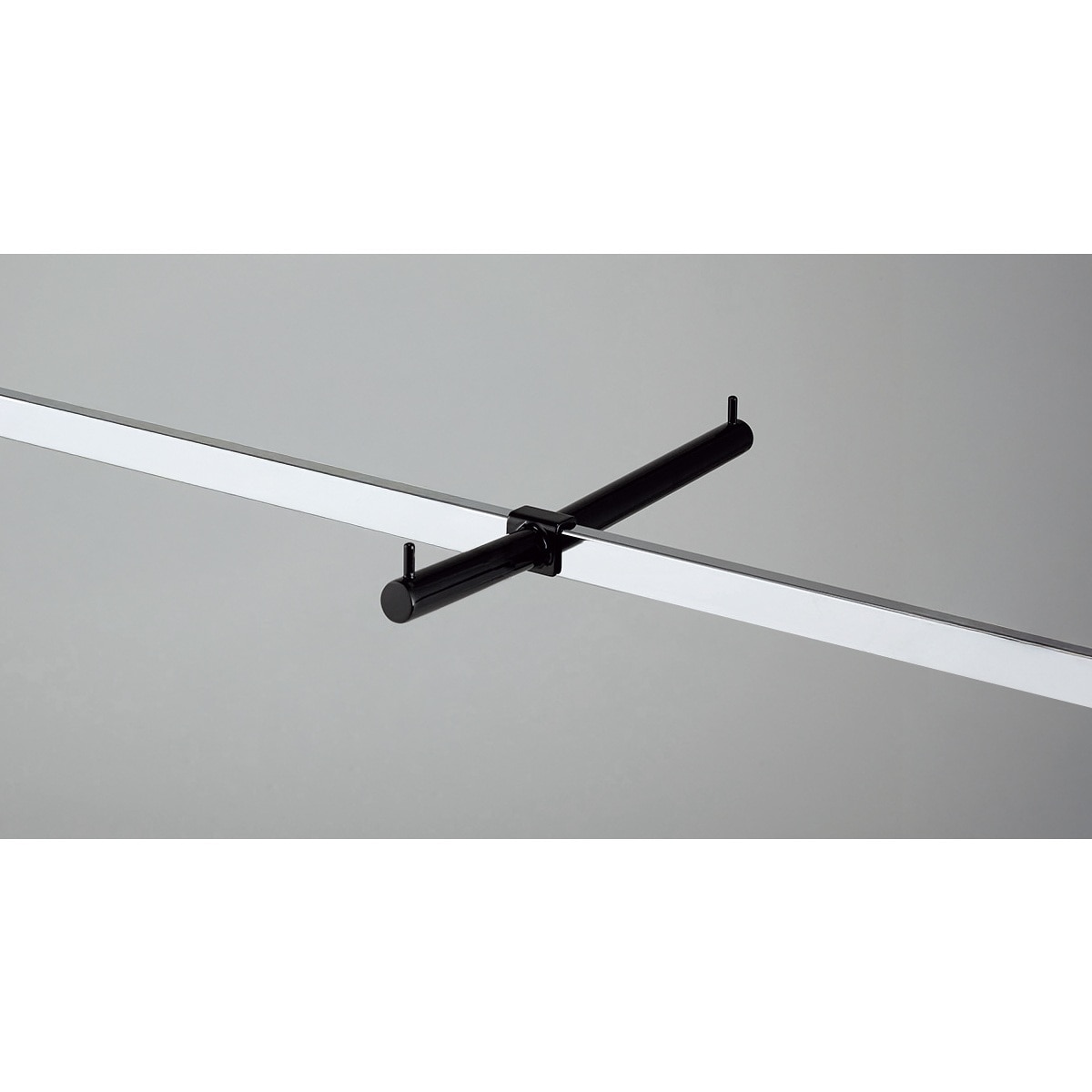 フェイスアウトハンガー ダブル〔ストエキオリジナル〕 10＋20cm ホワイト