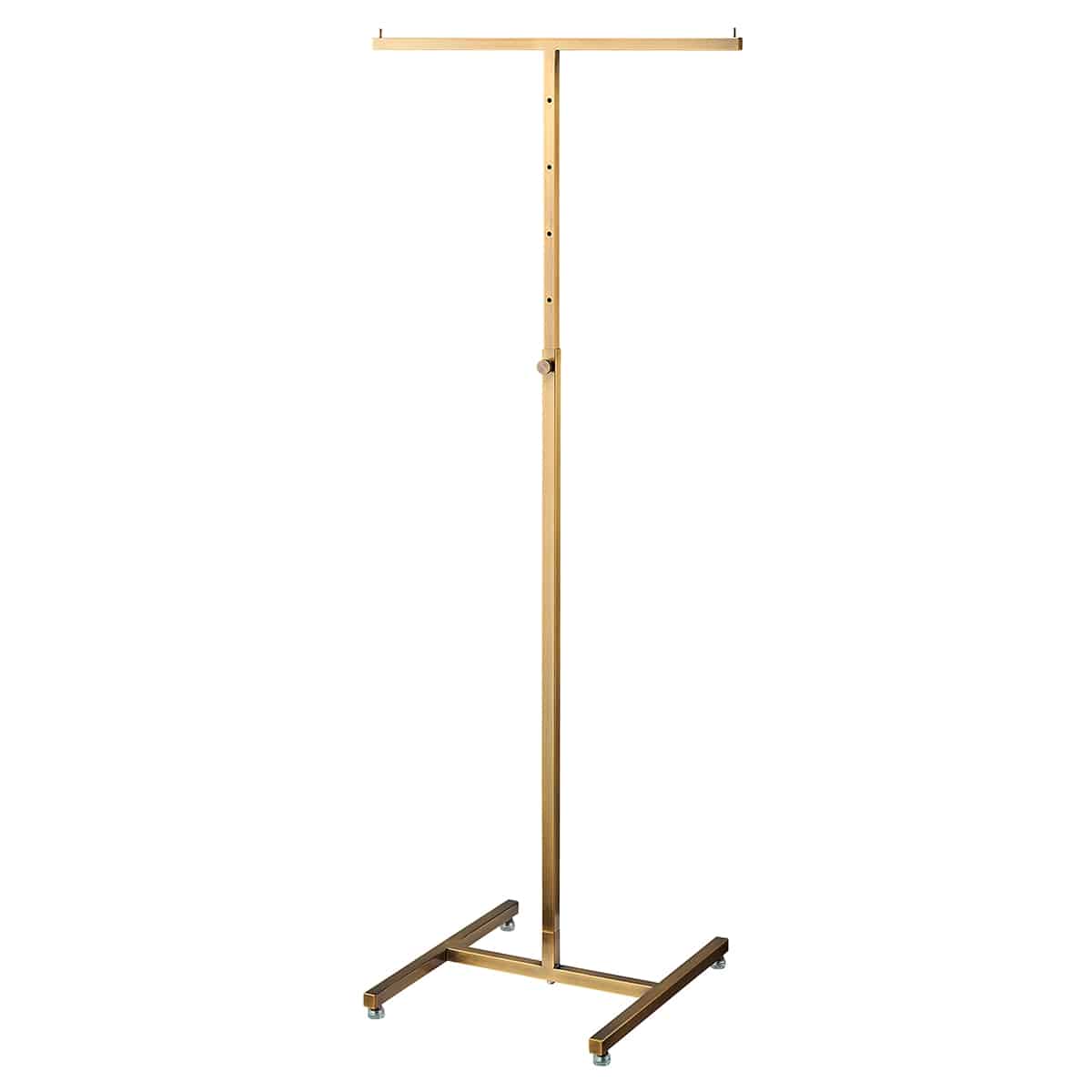 アンティークゴールドハンガー 角パイプ〔ストエキオリジナル〕 傾斜