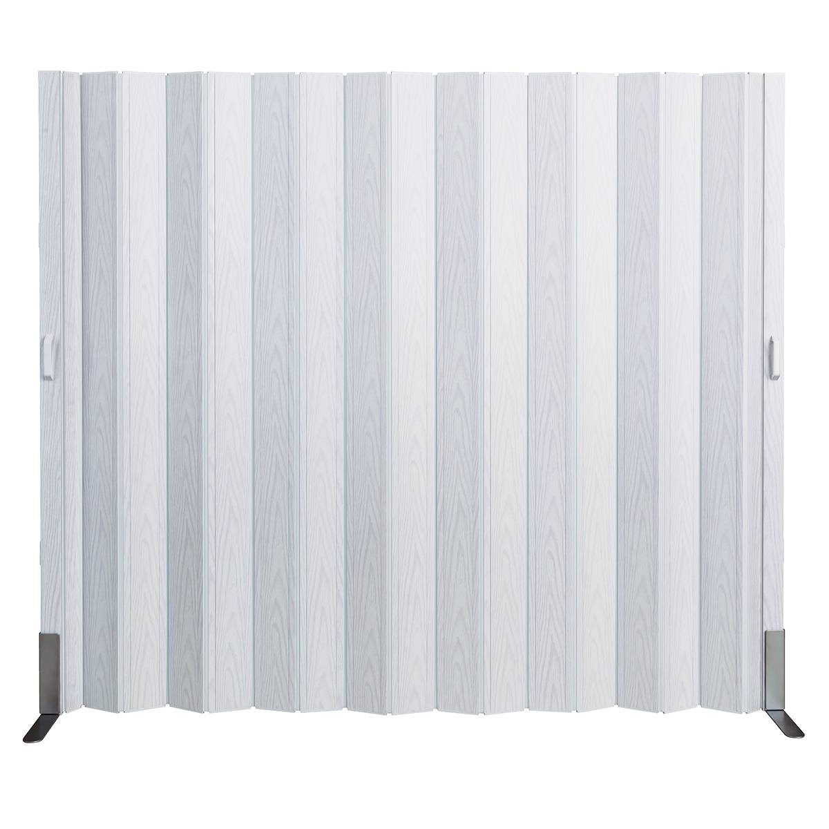 フレキシブルパネルパーテーション マグネット付き 幅180cm ホワイト