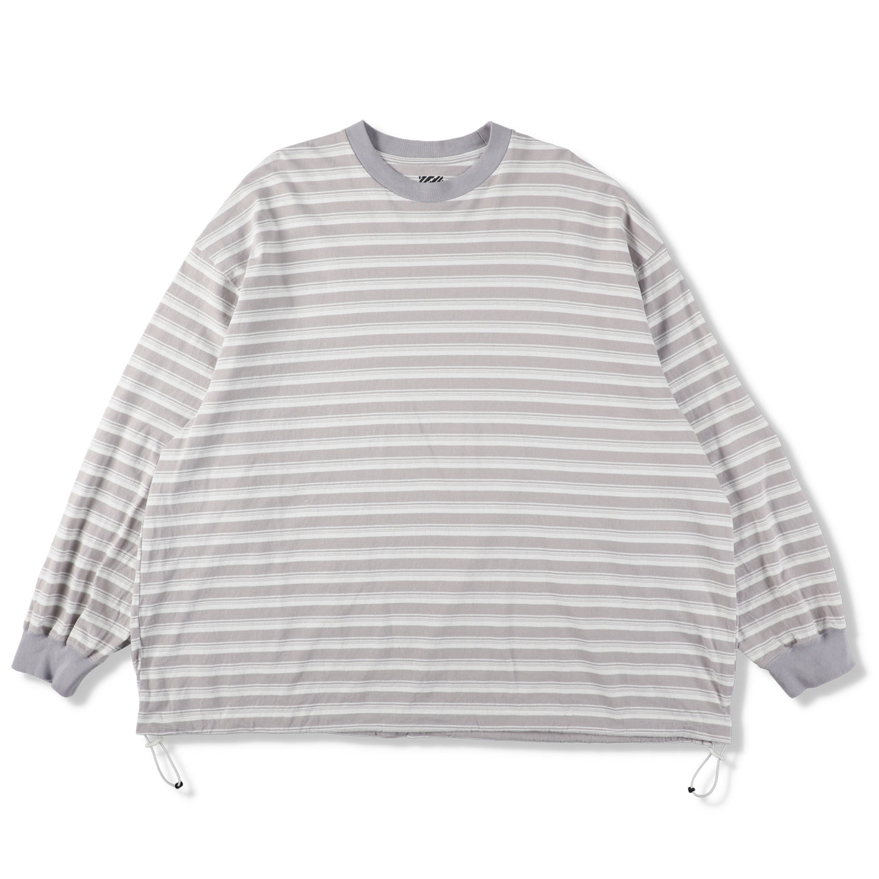BALLOON STRIPES LONG SLEEVE T SHIRT | is-ness online shop
