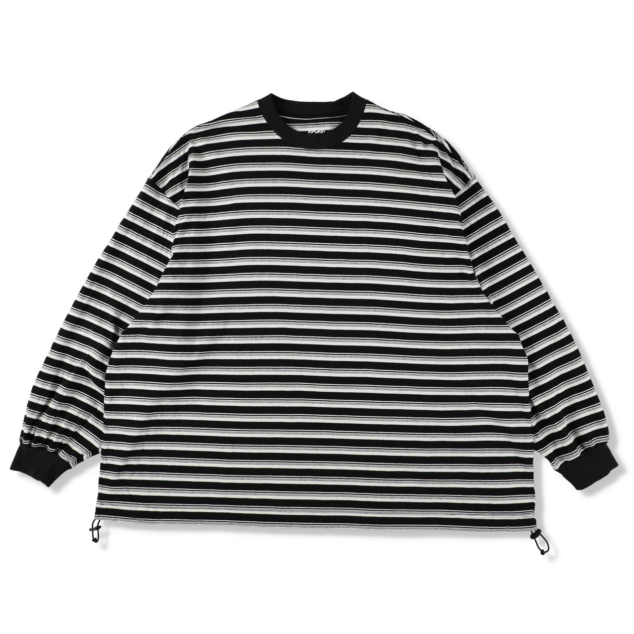 BALLOON STRIPES LONG SLEEVE T SHIRT | is-ness online shop