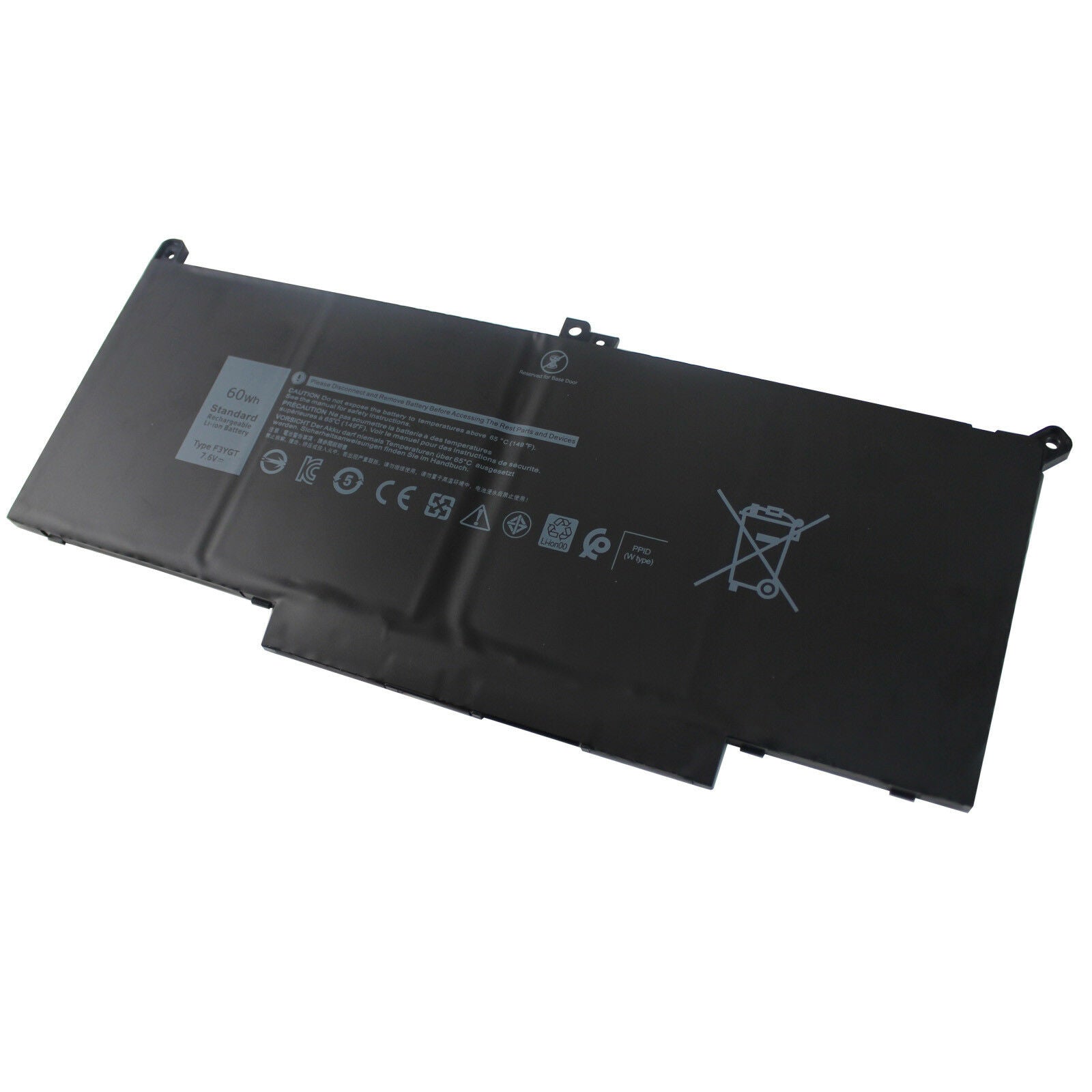 F3YGT 60Wh Battery for Dell Latitude 7280 7290 7380 7390 7480