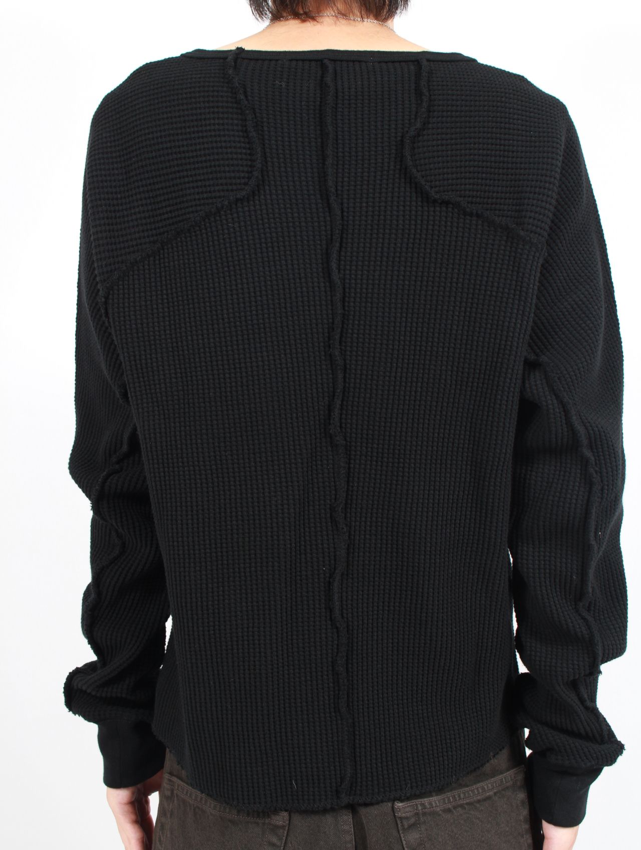 NVRFRGT - 【26SS】 ワッフル サーマル ロングスリーブ 長袖 Tシャツ