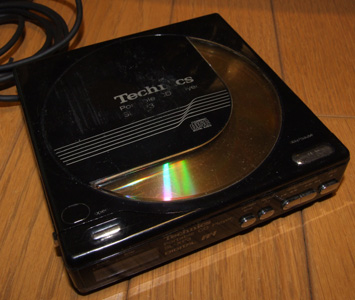 スタフ屋 ポータブルCDプレーヤー(テクニクスSL-XP3)