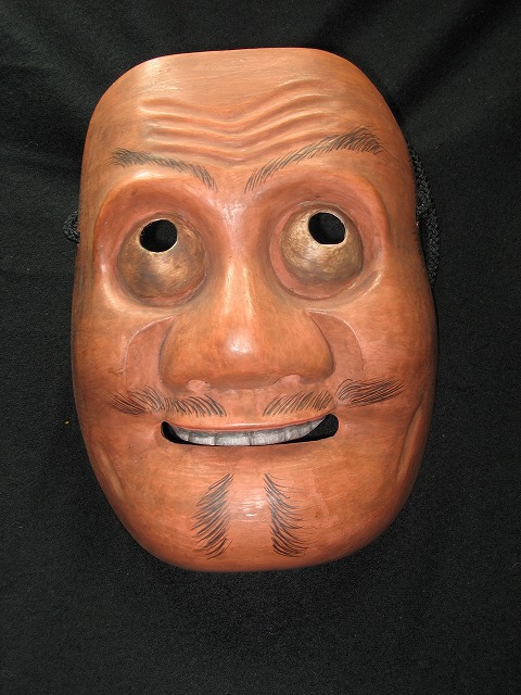 能面セット 木彫り 大癋見・賢徳 能面セット 木彫り 大癋見・賢徳