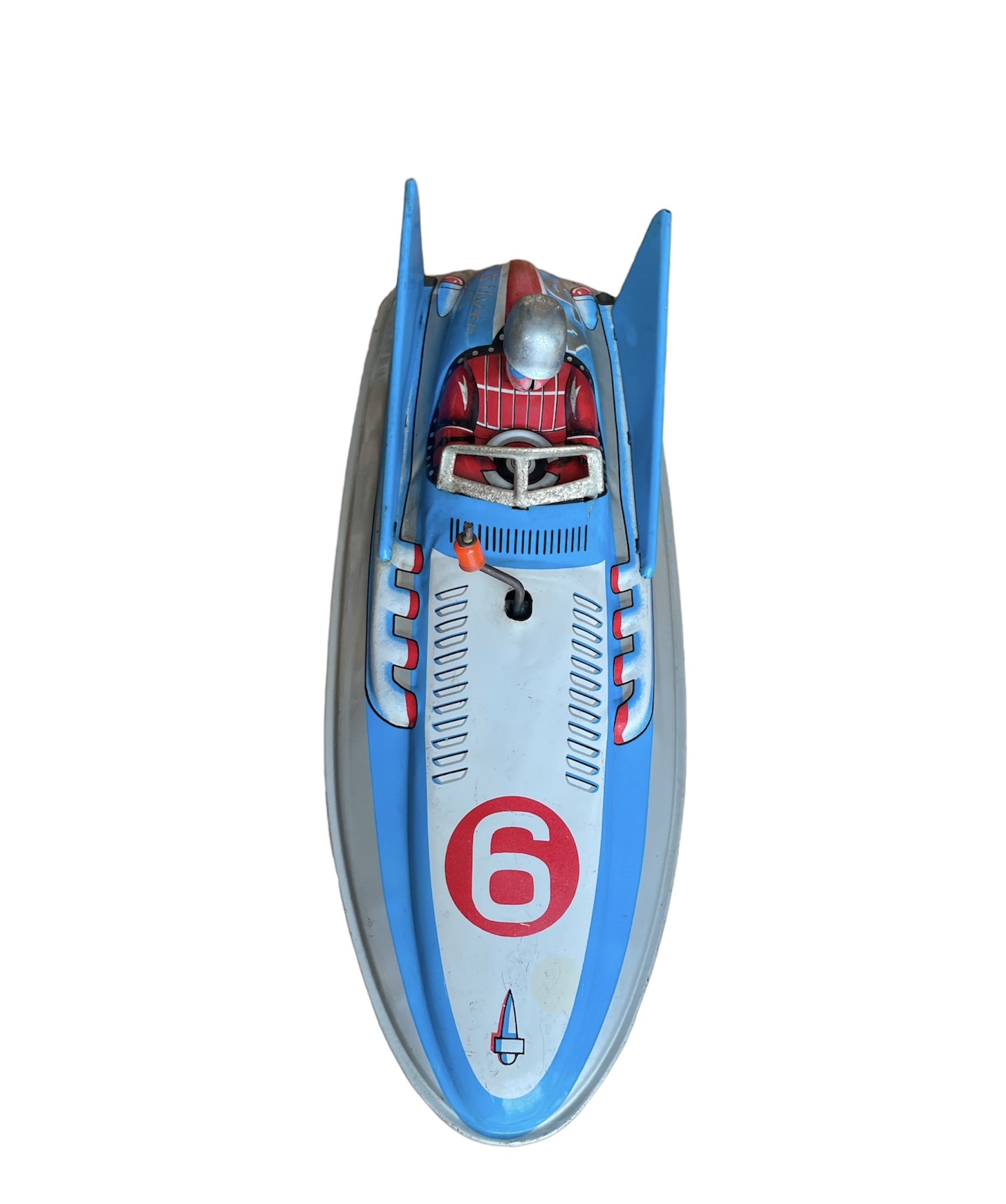 ブリキのおもちゃ ヨネザワ玩具 SPEED QUEEN FRICTION MOTOR 日本製