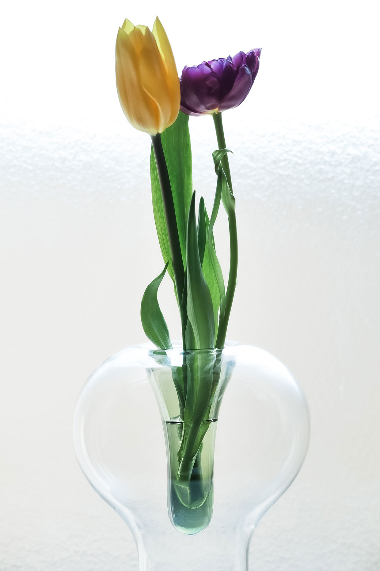 artGlass 装飾的フラワーベース 即決 ART GLASS アートガラス 花瓶