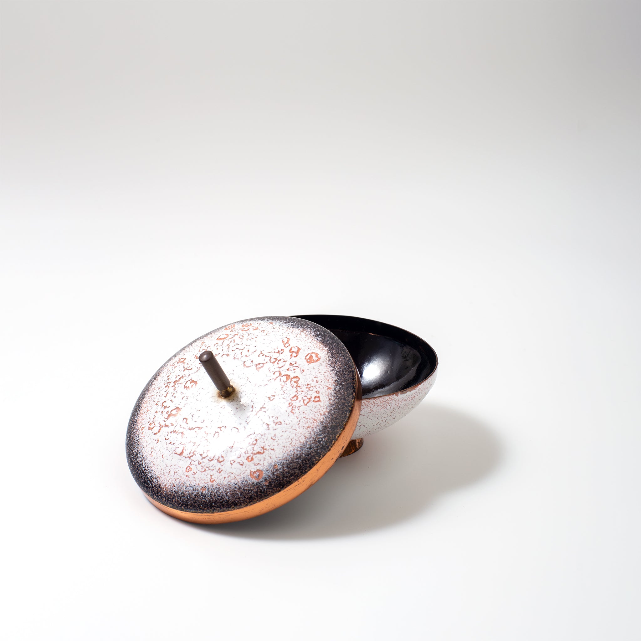 アンティーク小物入れ鉢カバー 銅製大小2点セット アンティーク小物