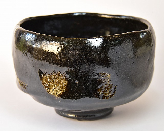 楽吉左衛門13代 惺入作 黒楽茶碗 14代覚入極め