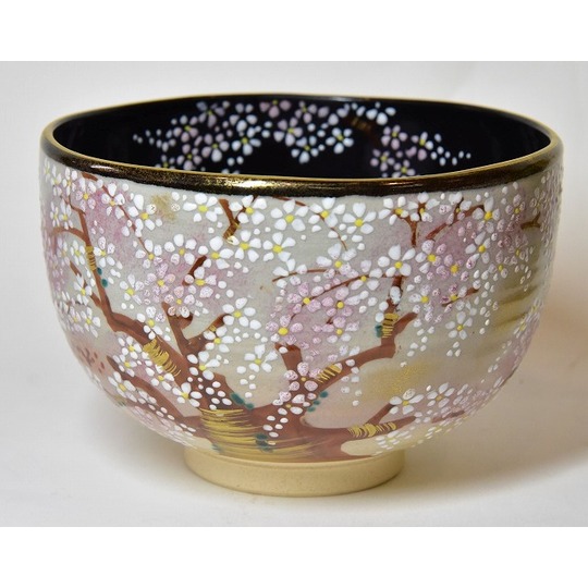 茶道具 茶碗 壱休窯 乾山 両国の花火