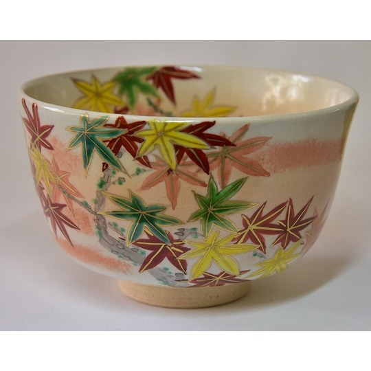 抹茶茶碗 御本手 紅葉 小倉 寅介 すいぎょく園｜創業百年、お茶の