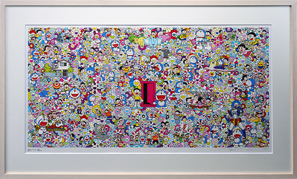 新品未開封 記憶の中のドラえもん 村上隆 シルクスクリーン ED100 新品