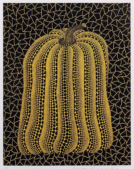 内山田画廊】くやまやおいかぼす現代アート絵画 真筆保証検:草間彌生