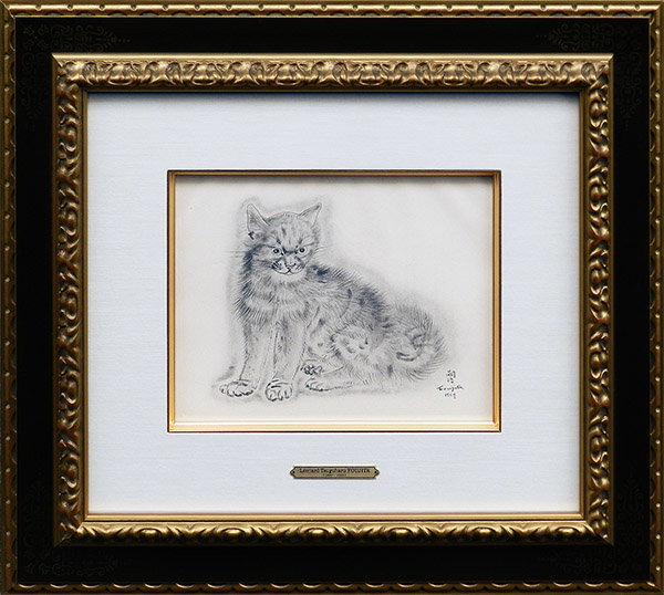 藤田嗣治 エスタンプリトグラフ「誕生日」 75部限定 快適