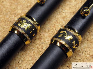 プラチナ 複合筆記具 純金肥後象嵌「サクラ」「イチョウ」 販売中！