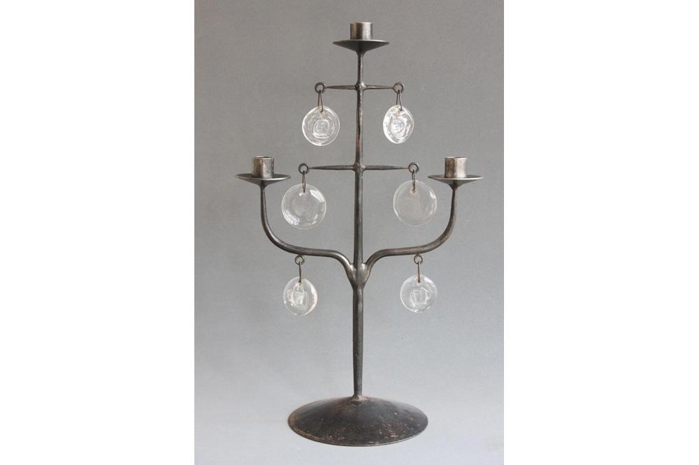 刻印有】Erik Hoglund エリックホグラン ツリー型キャンドルスタンド