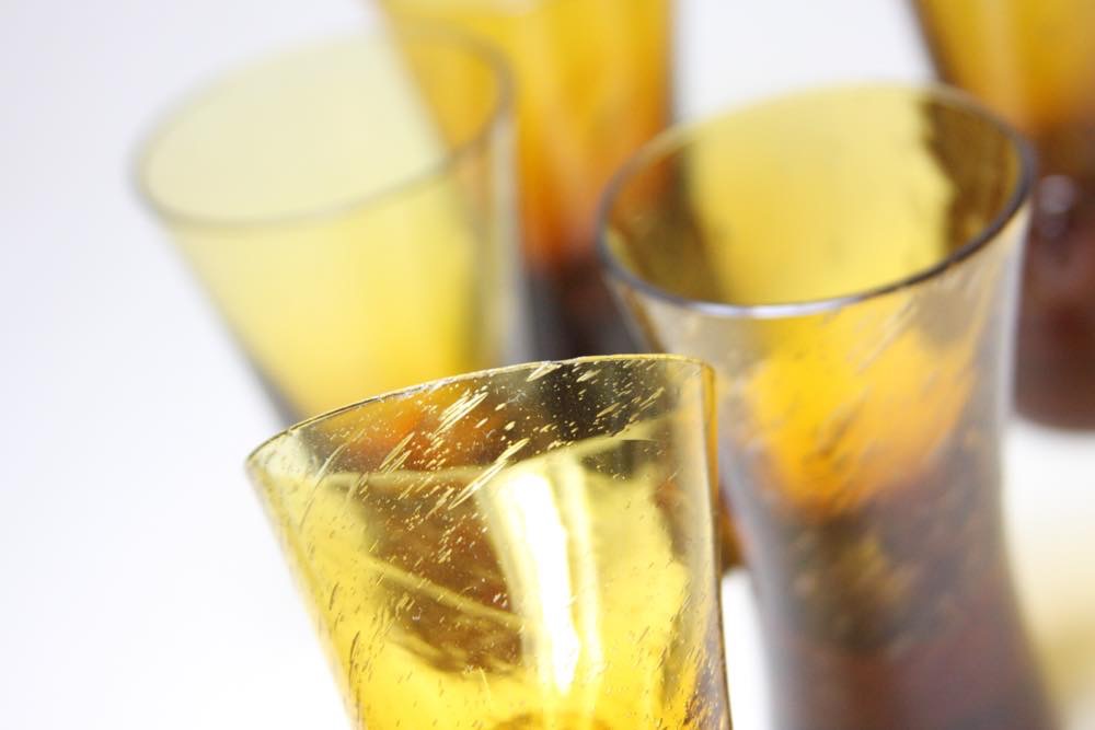 Erik Hoglund/エリックホグラン/ショットグラス/アンバー