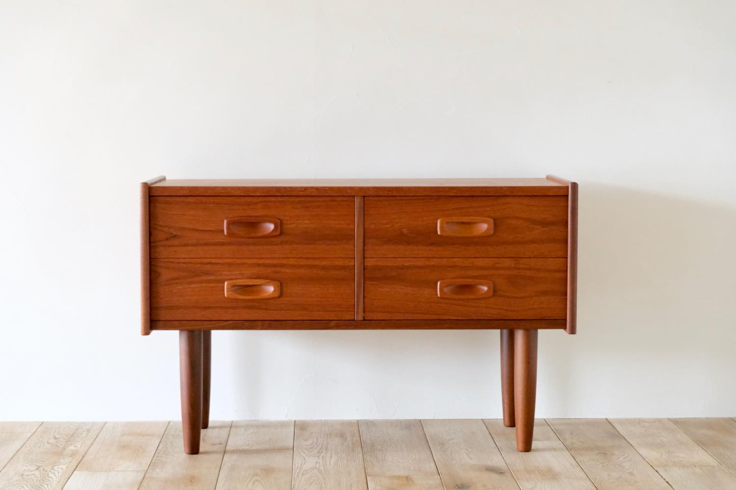 北欧ビンテージ家具/デンマーク製/チェスト/チーク/3段 デンマーク