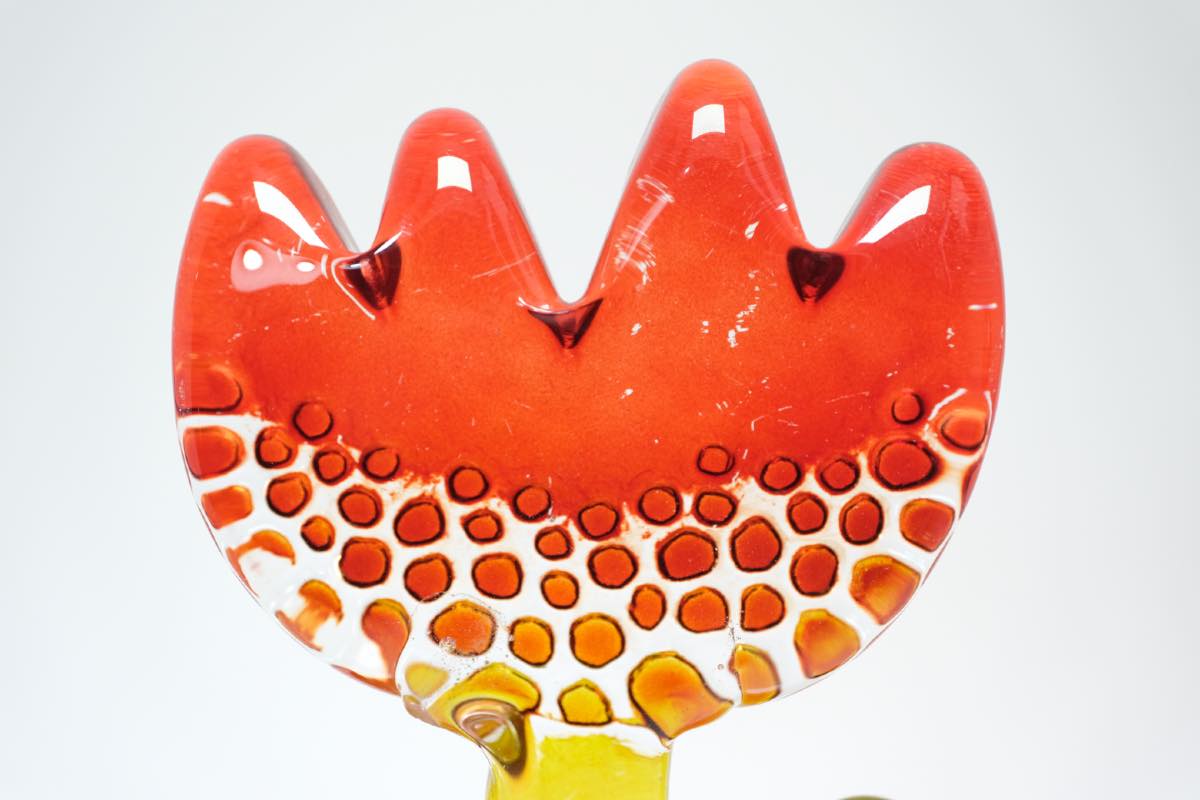 1990年代のスウェーデン製ヴィンテージガラスアートSEA Glasbruk 1990