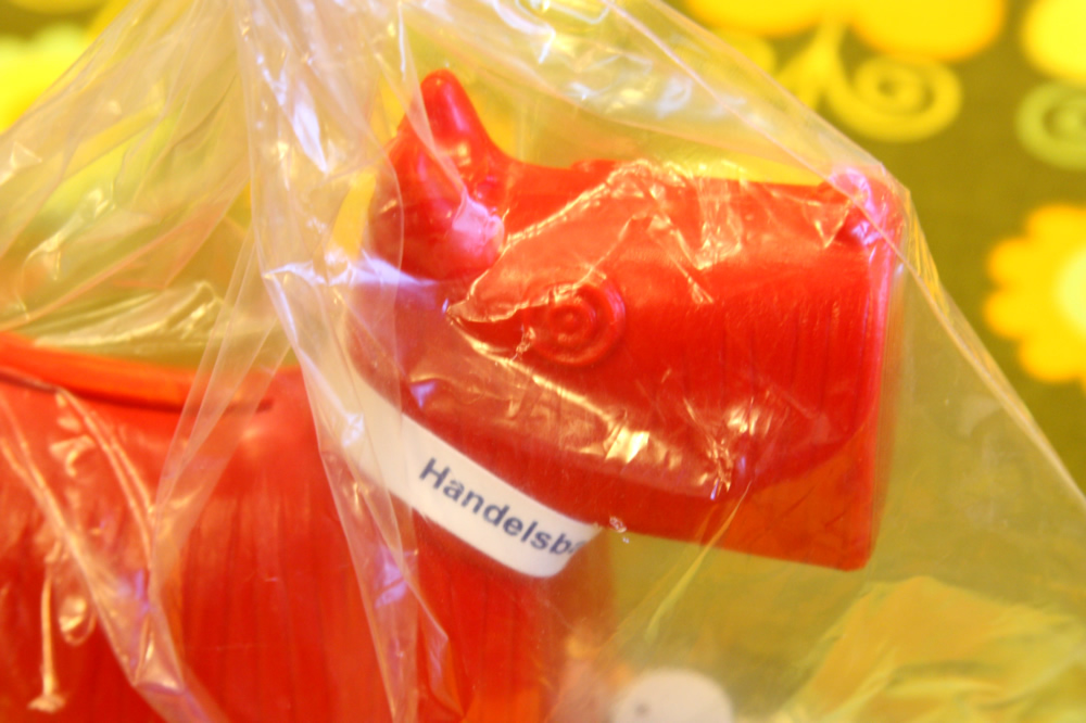 Stig Lindberg スティグリンドベリ 貯金箱 購入 レッド 北欧雑貨 Stig