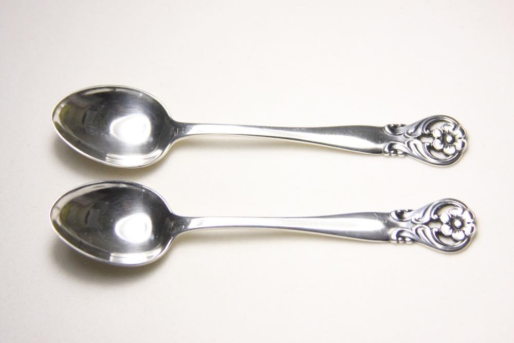 ビンテージ雑貨スウェーデン製 シルバー（純銀）ティースプーン