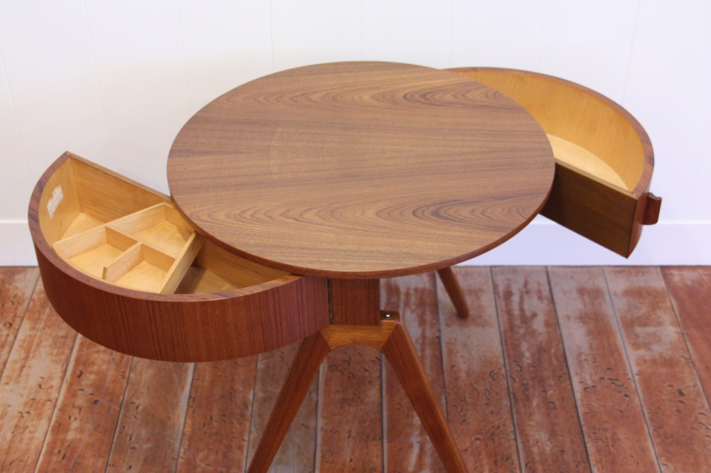 トキ・ツヤ ヴィンテージ 木製コーヒーテーブル 剥離 トキ・ツヤ