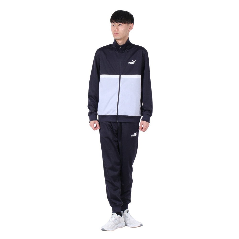 プーマ（PUMA）（メンズ）ポリ カラーブロックスーツ 上下セット