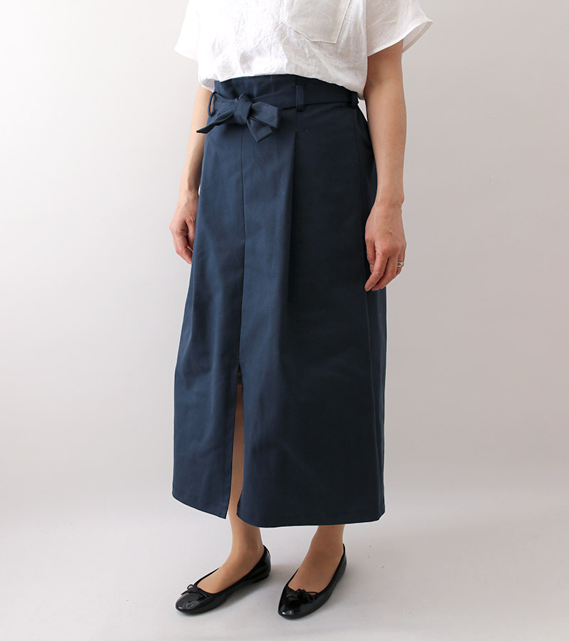 実物大型紙【No.318】ロングスリットセミタイトスカート(SML・2L) [M便