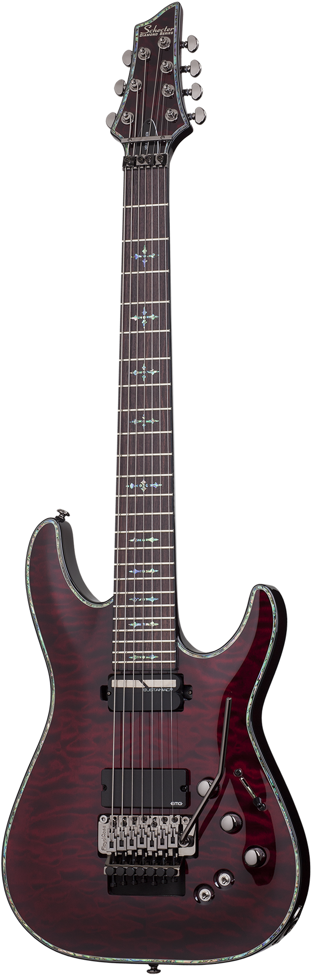 Schecter AD-C-7-HR (Black Cherry) 7弦 Schecter AD-C-7-HR (Black