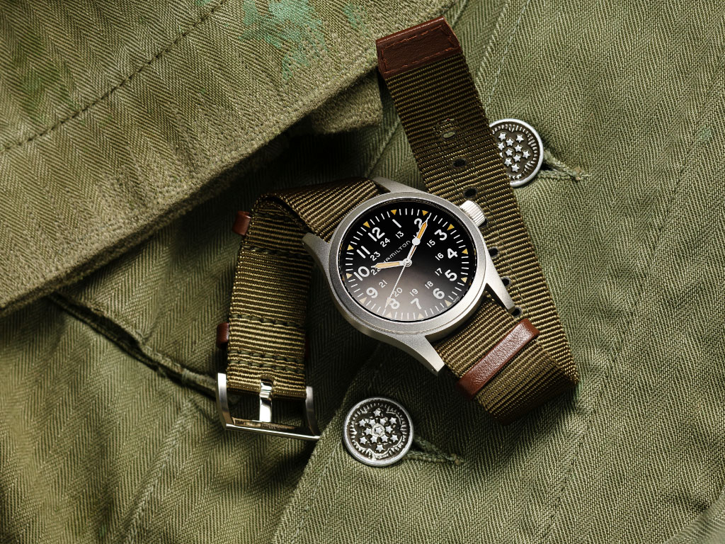 米軍御用達の復刻モデルも【ミリタリーウオッチ“ハミルトン”カーキ