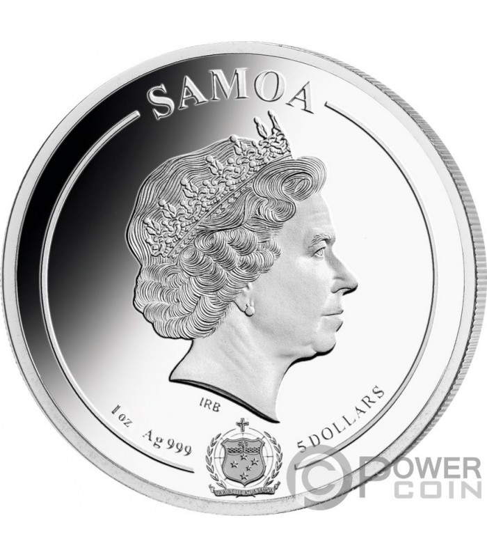 PRINCESS DIANA Royal Family Sid Maurer 1 Oz Silver Coin 5$ Samoa 2019