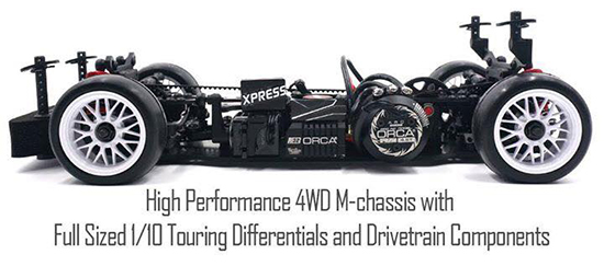Execute XM1S 1/10 4WD Mini Touring Car Kit