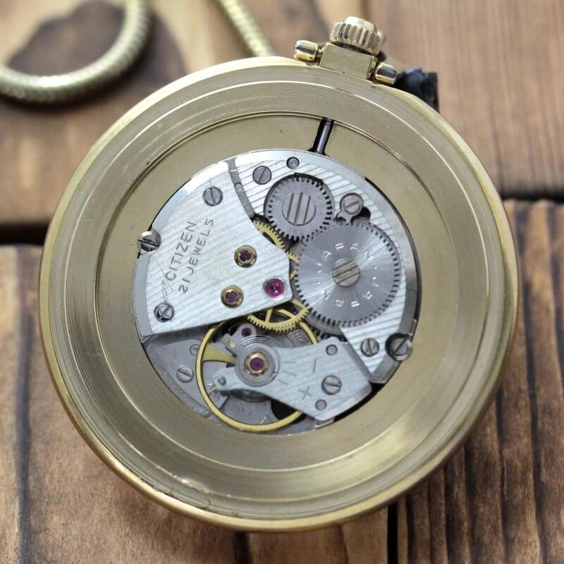 Citizen Parashok 21-jewel hand-wound pocket watch, 1901-2485