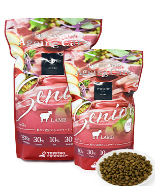 POCHI ザ・ドッグフード エイジングケア シニア ラム | プレミアム