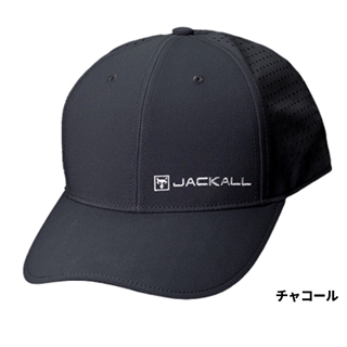 ジャッカル ドットホールロゴキャップ ブラック - 釣具のポイント