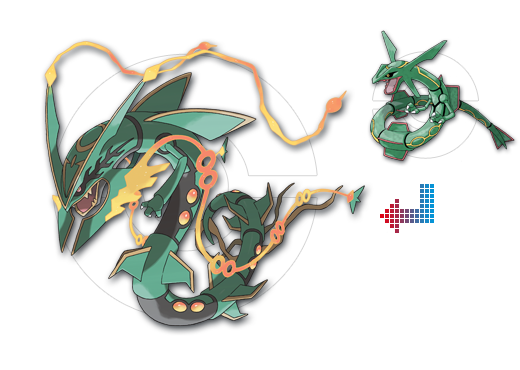 メガレックウザ | 『ポケットモンスター オメガルビー