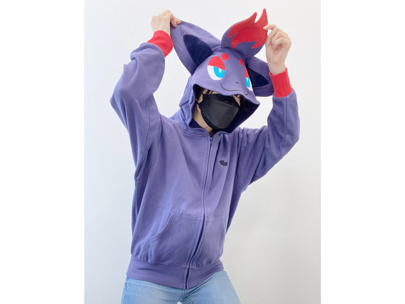 ゾロアパーカー FREE ポケモン ゾロア パーカー freeサイズ
