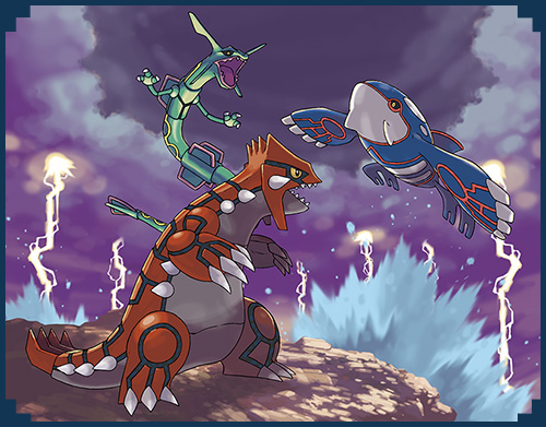 ポケモングラードンカイオーガレックウザ