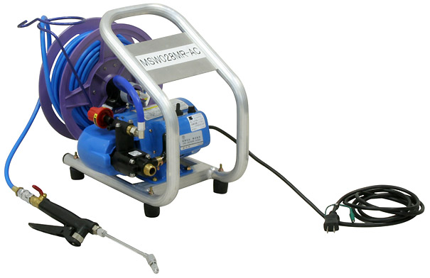 丸山製作所 【廃番・再入荷なし】エアコン洗浄機MSW028MR-AC(リール付