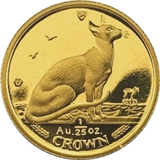 マン島キャット金貨 1/25oz(オンス) - 金貨買取本舗の買取価格｜金貨