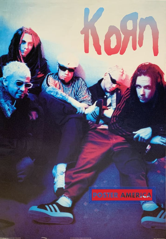 Korn Band Shot 3D 1999 Vintage Poster 24 x 34 – PosterAmerica