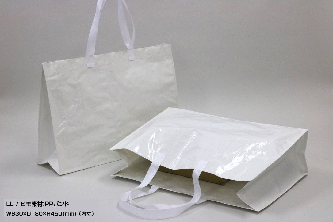 HELLO/TEXAS ショッピングバッグ 中型 ホワイト HELLO⁄⁄TEXAS ホワイト