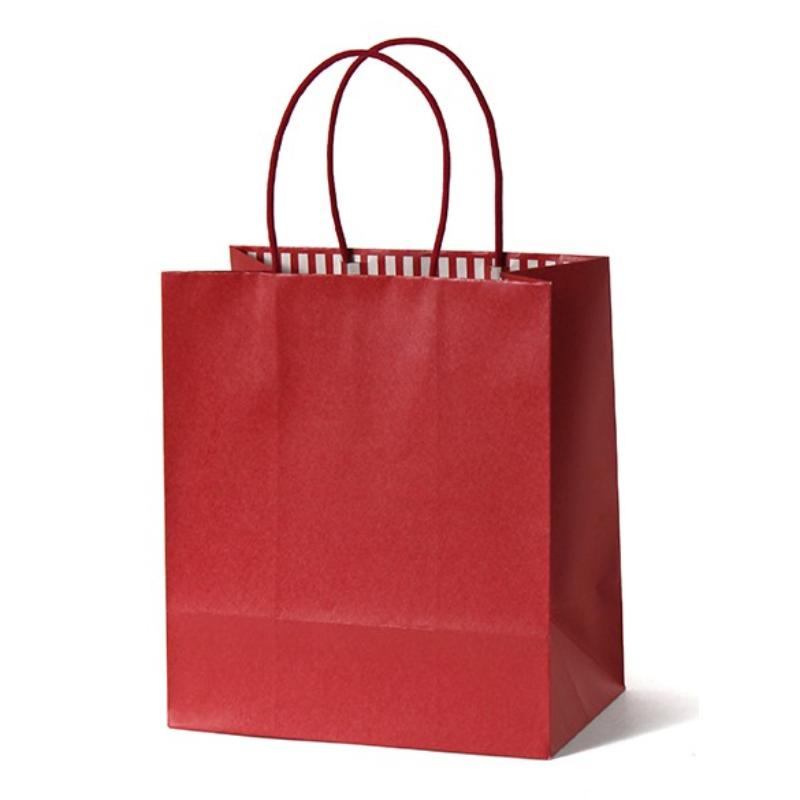 紙手提袋 STカラーズ ボルドー パックタケヤマ | テイクアウト容器の