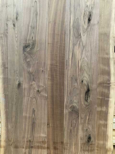 ウォールナット 7枚はぎ 耳付き 無垢集成材 ペイント工房