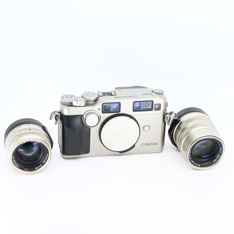 APPAREIL PHOTO ARGENTIQUE AF OCCASION CONTAX G2 NU + 45MM/2 + 90MM