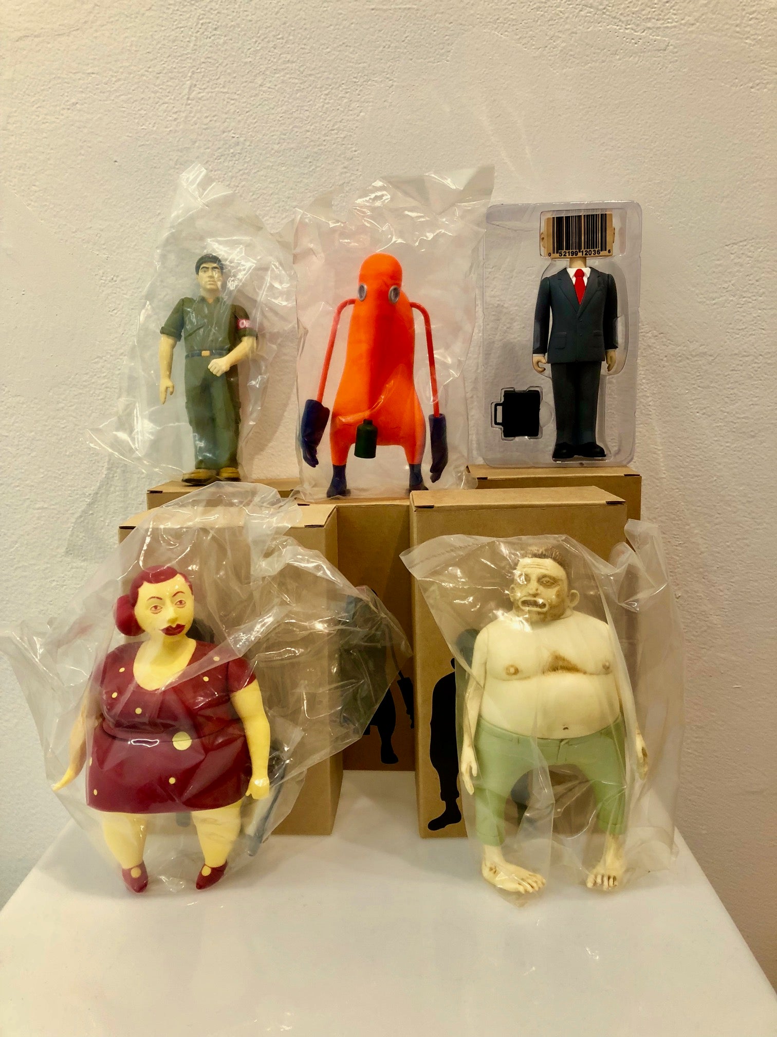 Set of Tokion Vinyl Figures - McGee, Kilgallen, Fairey, Os Gemeos, Sta