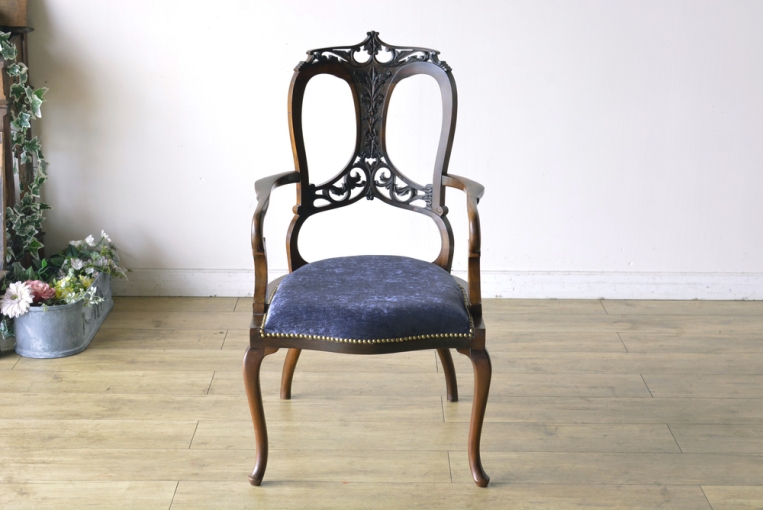 パルテノン アンティーク / c251-4 ヴィクトリアンアームチェア