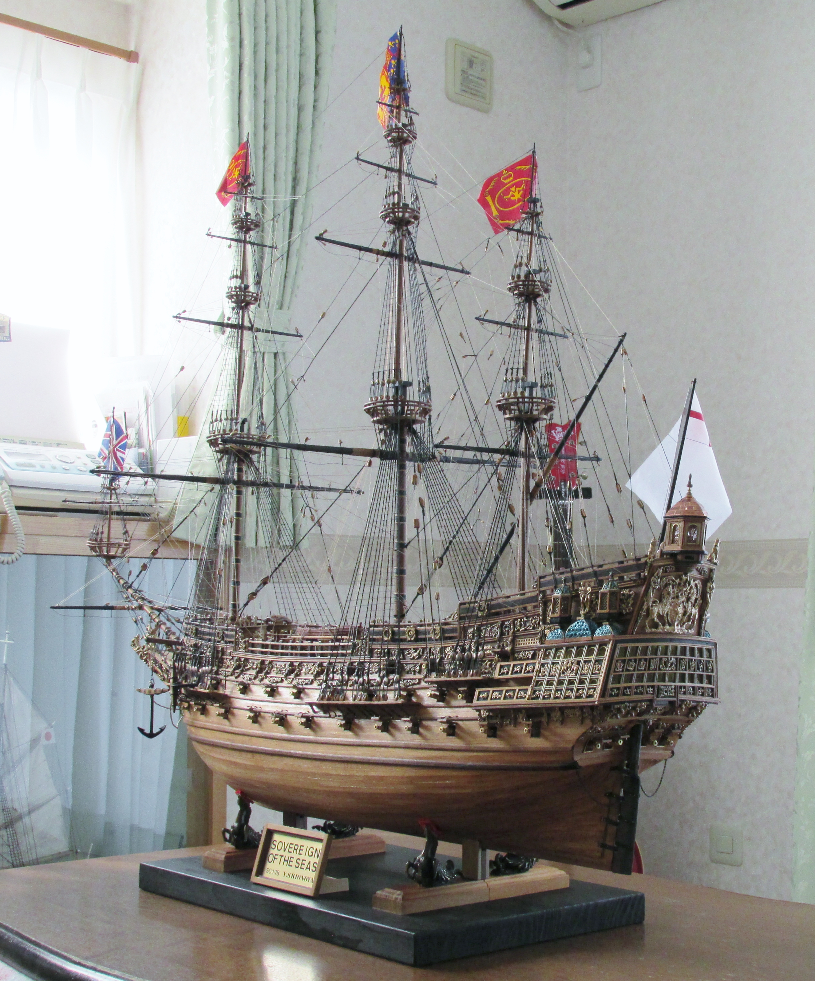 帆船 ソブリン・オブ・ザ・シーズ 完成