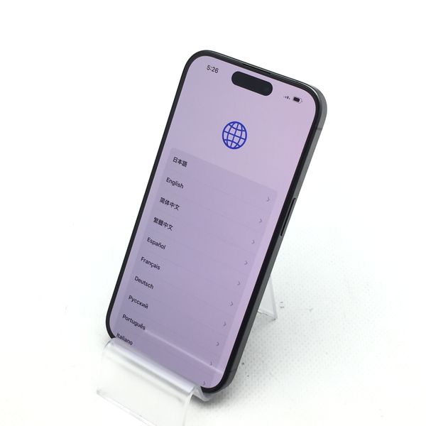 APPLE 〔中古〕iPhone15 Pro 128GB ブラックチタニウム MTU73J／A SIM